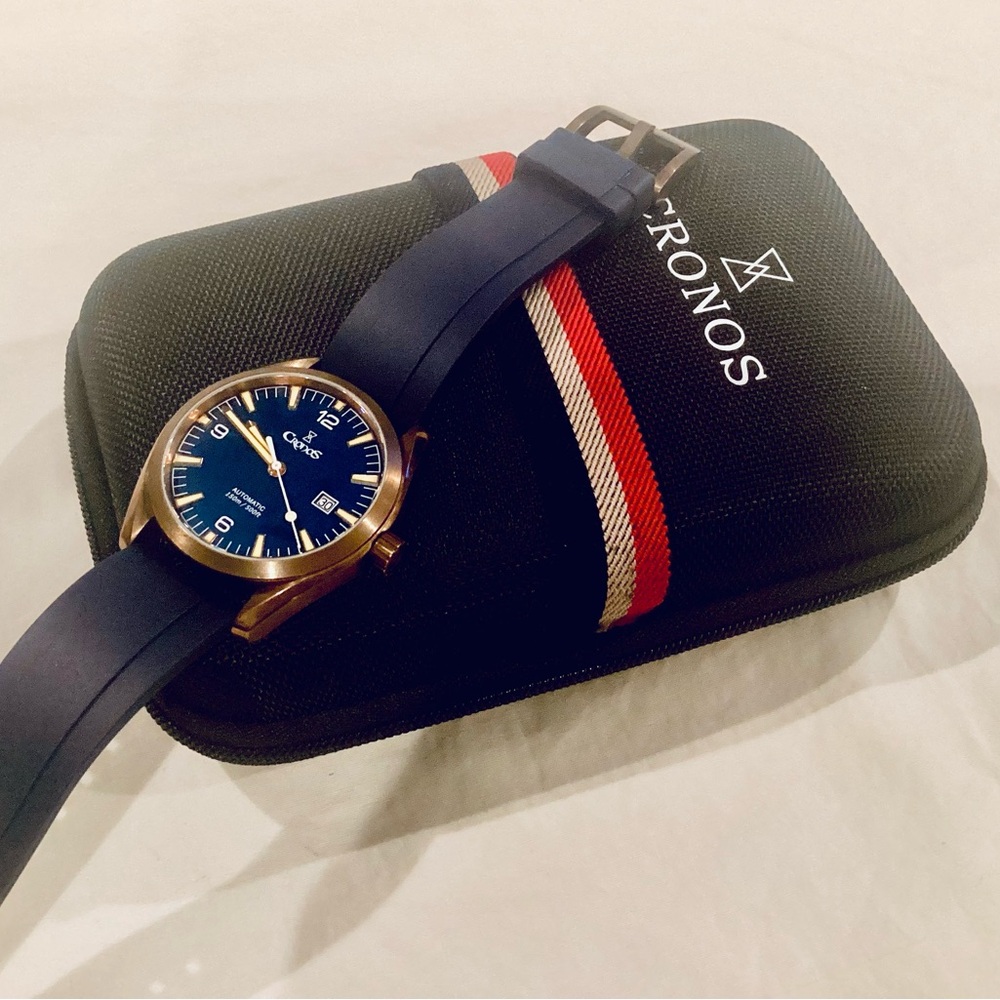 Cronos Blue Dial 42mm Bronze CuSn8 Automatic PT5000 (SOLD OUT ONLINE) Dive Watch